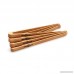 Premium Wooden Mini Appetizer Tongs Set of 4 Made in the USA by Woodsom 6 Long Easy Grip Hors d'oeuvre Tongs Unique Gift of One-Piece American Hickory - B06VV94BDC